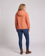 Women's Lightweight Softshell Jacket with Adjustable Hood All Fashion - back view