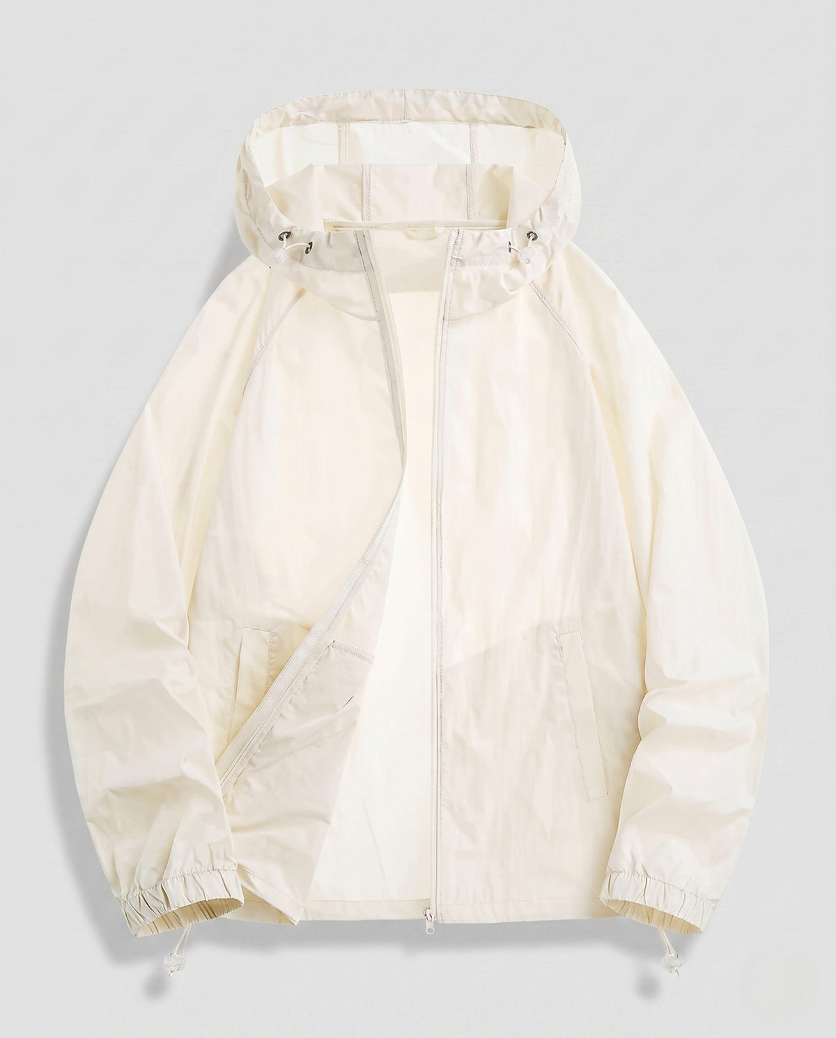 Women's lightweight transitional jacket with practical pockets and hood All Fashion - product shot