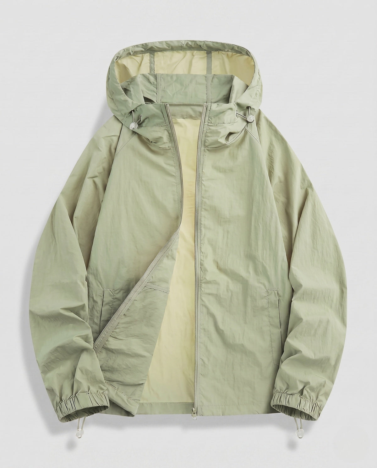 Women's lightweight transitional jacket with practical pockets and hood All Fashion - product shot