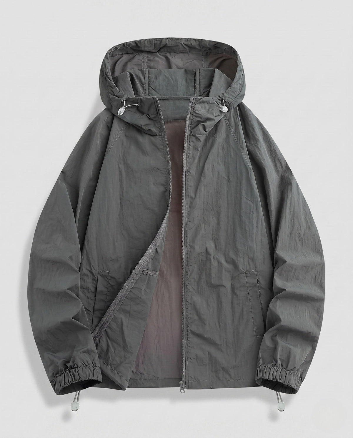 Women's lightweight transitional jacket with practical pockets and hood All Fashion - product shot