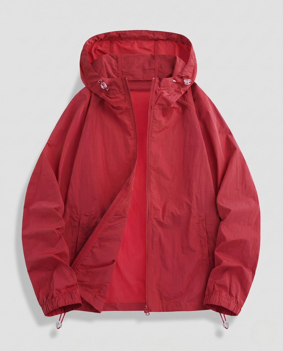 Women's lightweight transitional jacket with practical pockets and hood All Fashion - product shot