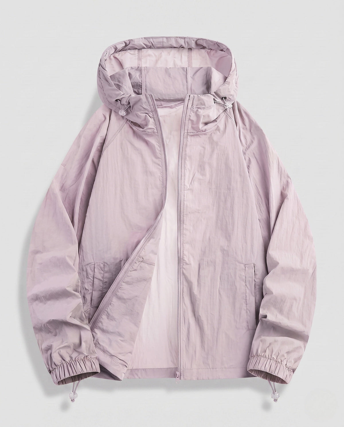 Women's lightweight transitional jacket with practical pockets and hood All Fashion - product shot
