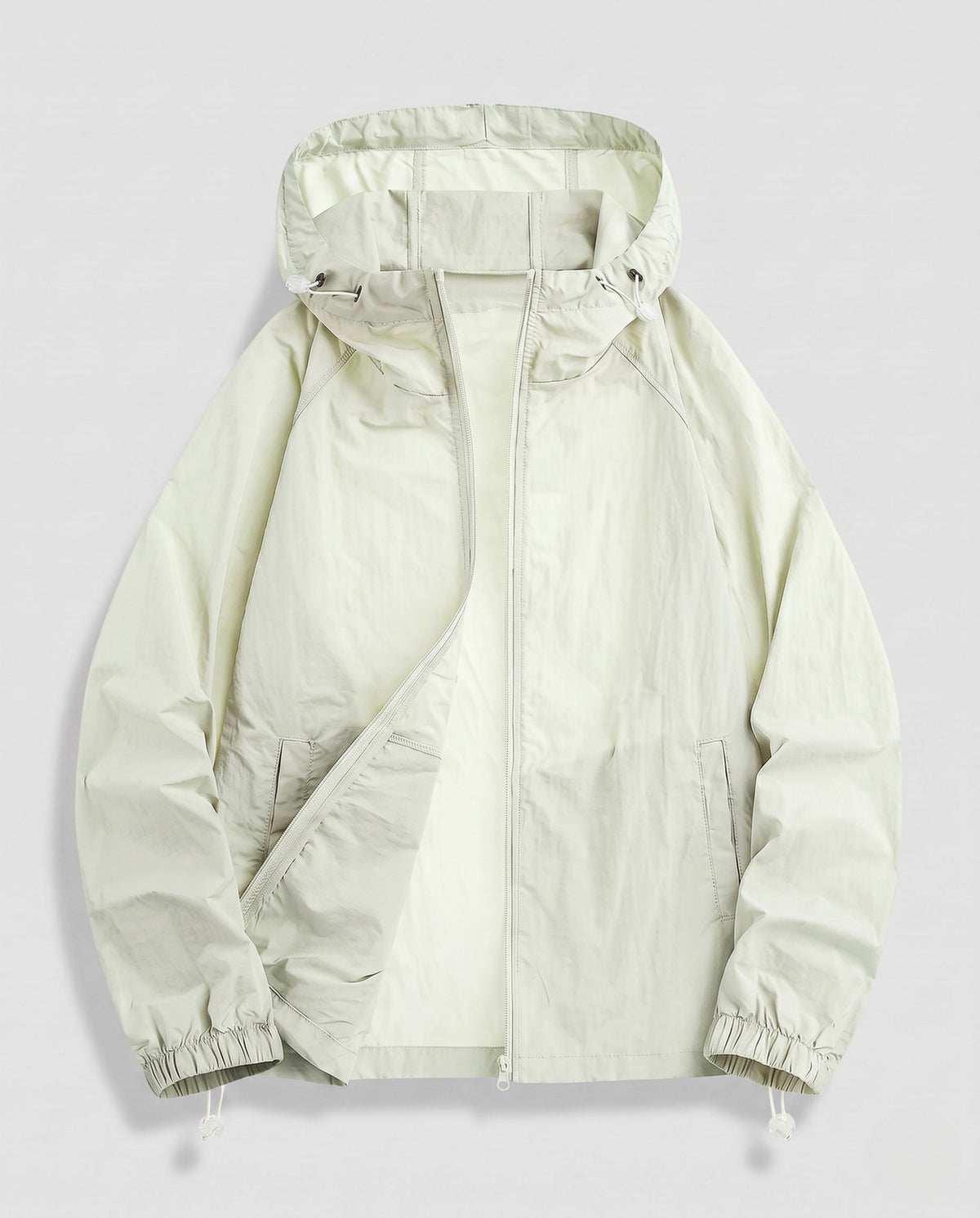 Women's lightweight transitional jacket with practical pockets and hood All Fashion - product shot