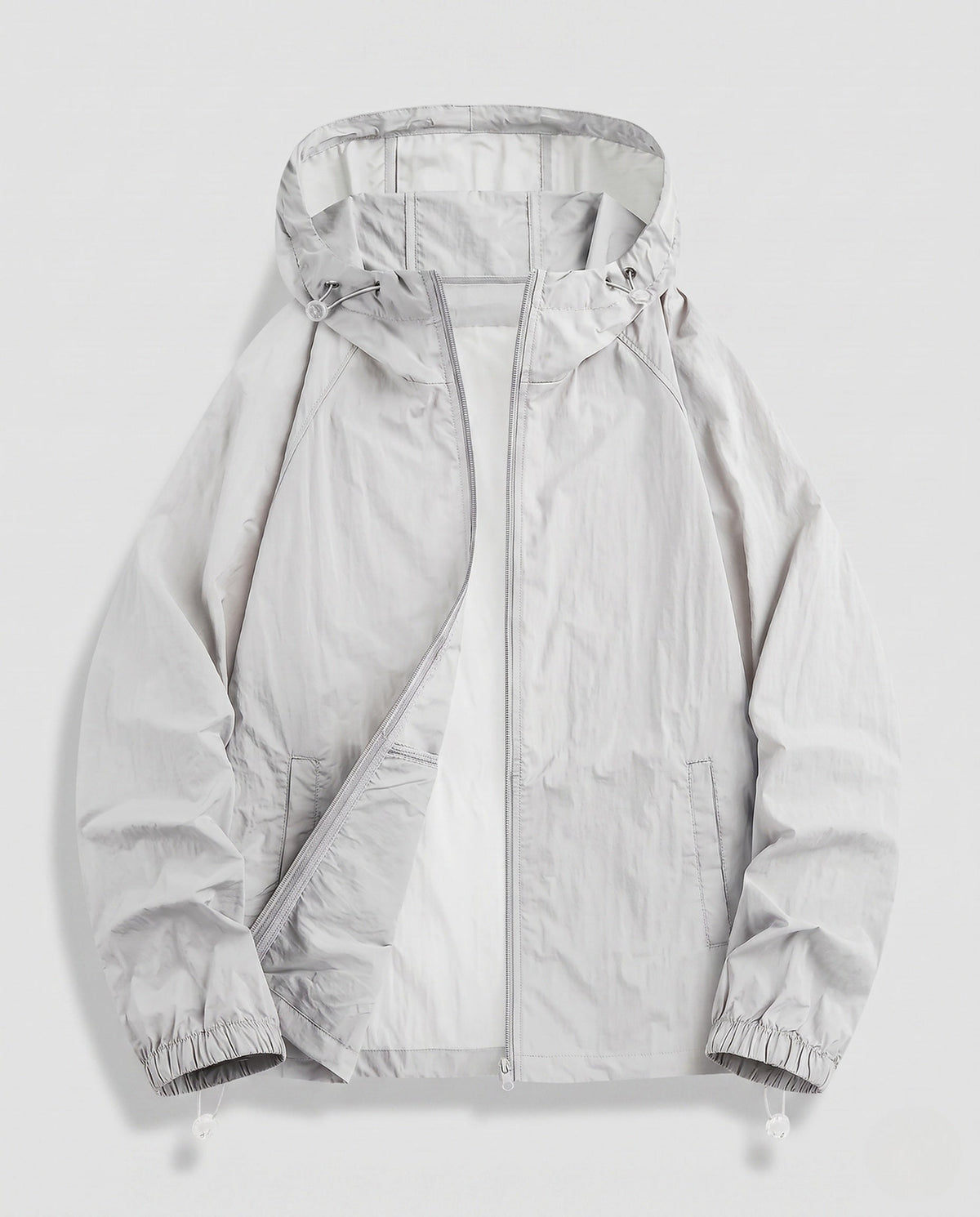Women's lightweight transitional jacket with practical pockets and hood All Fashion - product shot