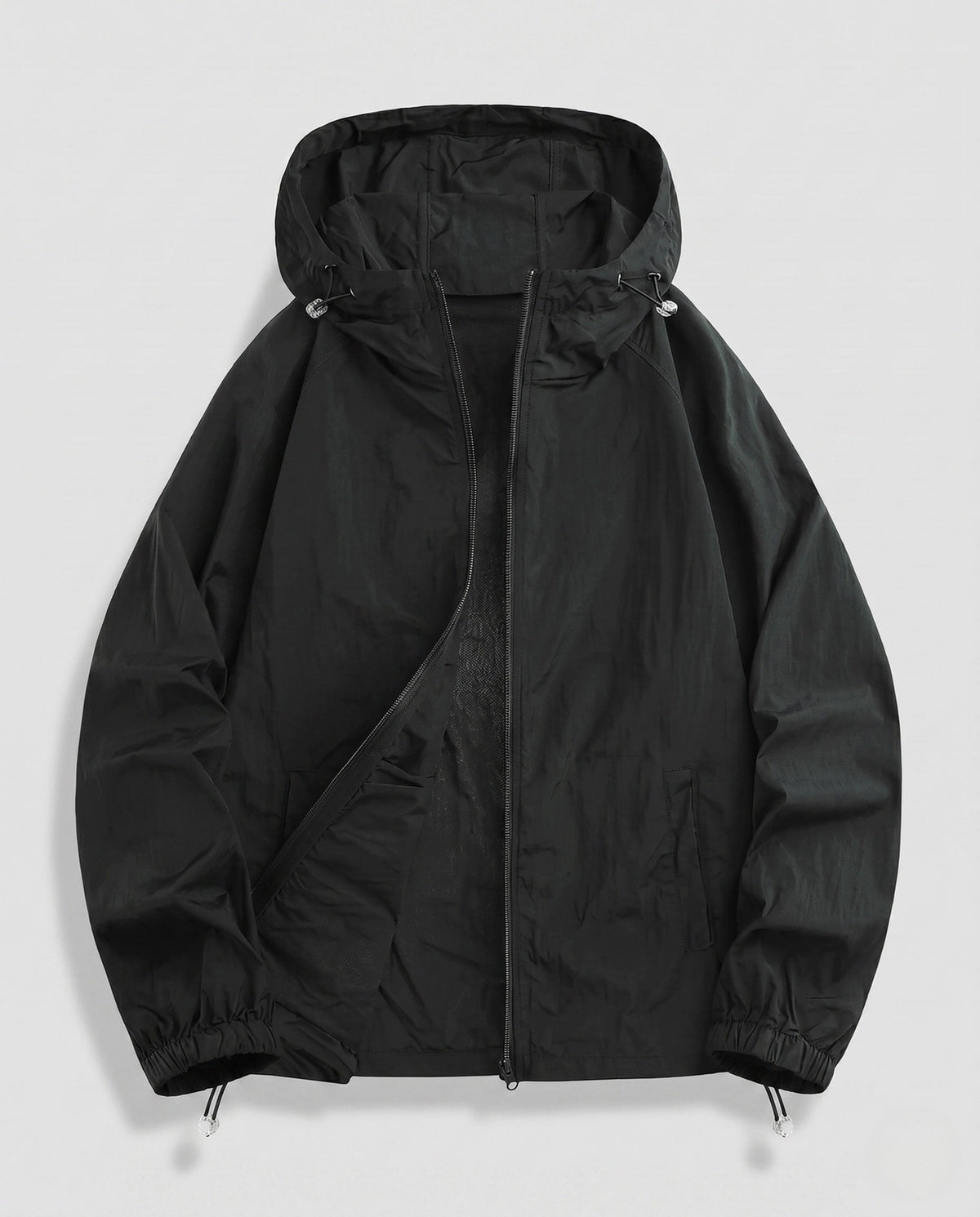 Women's lightweight transitional jacket with practical pockets and hood All Fashion - product shot