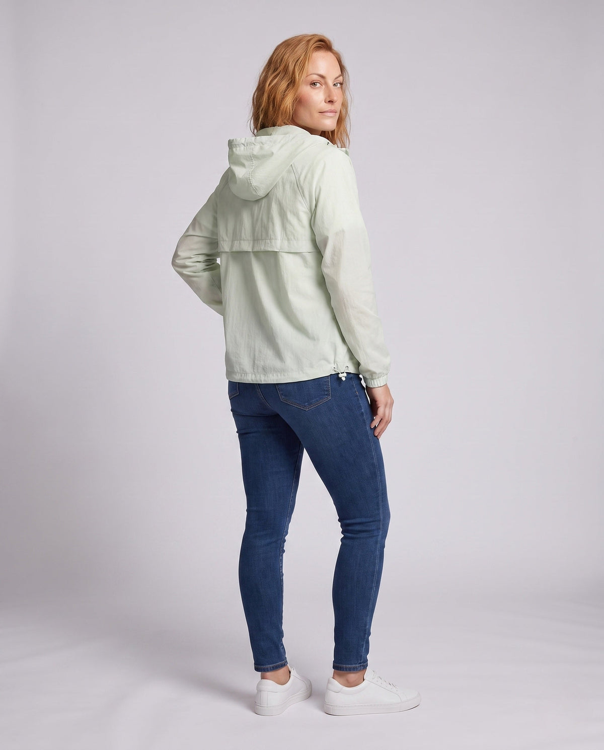 Women's lightweight and breathable hoodie with UV protection All Fashion - back view