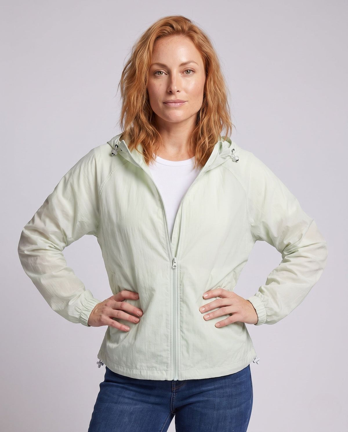 Women's lightweight and breathable hoodie with UV protection All Fashion - upper body view