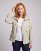 Women's lightweight and breathable transitional jacket with hood All Fashion - upper body view