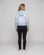 Women's lightweight and breathable windbreaker jacket with adjustable hood All Fashion - back view