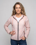 Women's lightweight and breathable windbreaker with adjustable hood All Fashion - upper body view