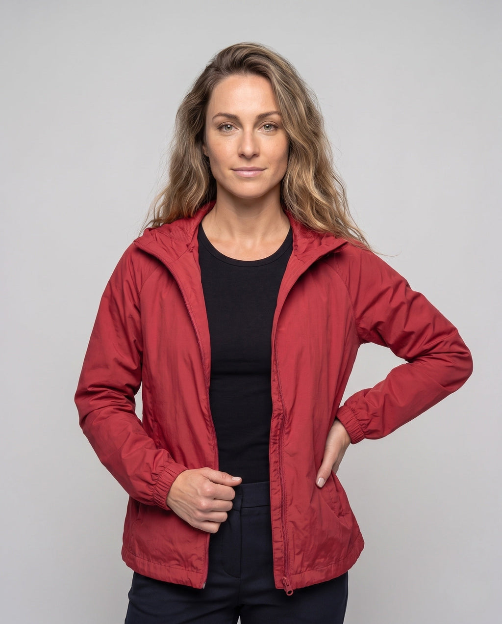 Ladies light and breathable wind jacket All Fashion - upper body view