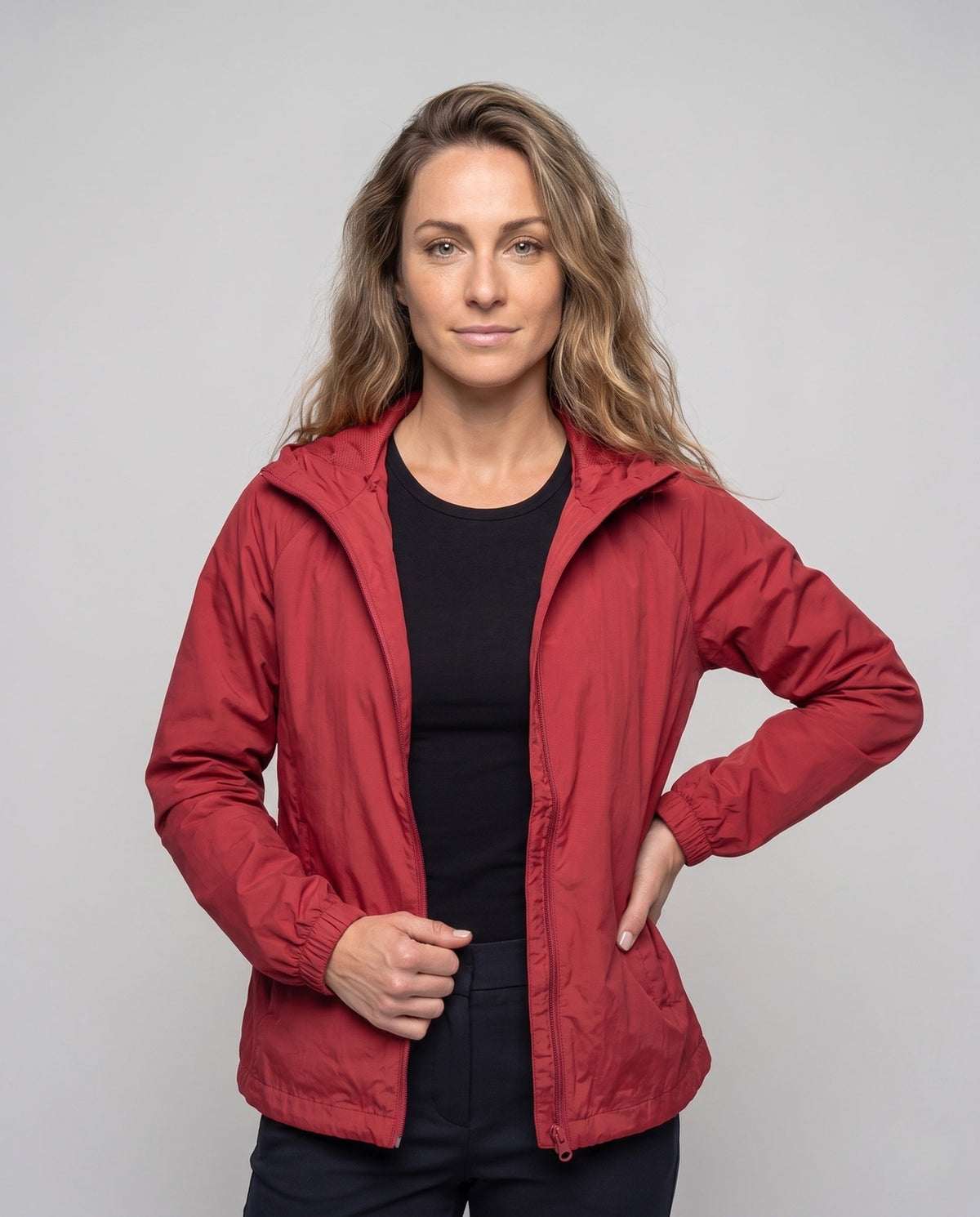 Ladies light and breathable wind jacket All Fashion - upper body view