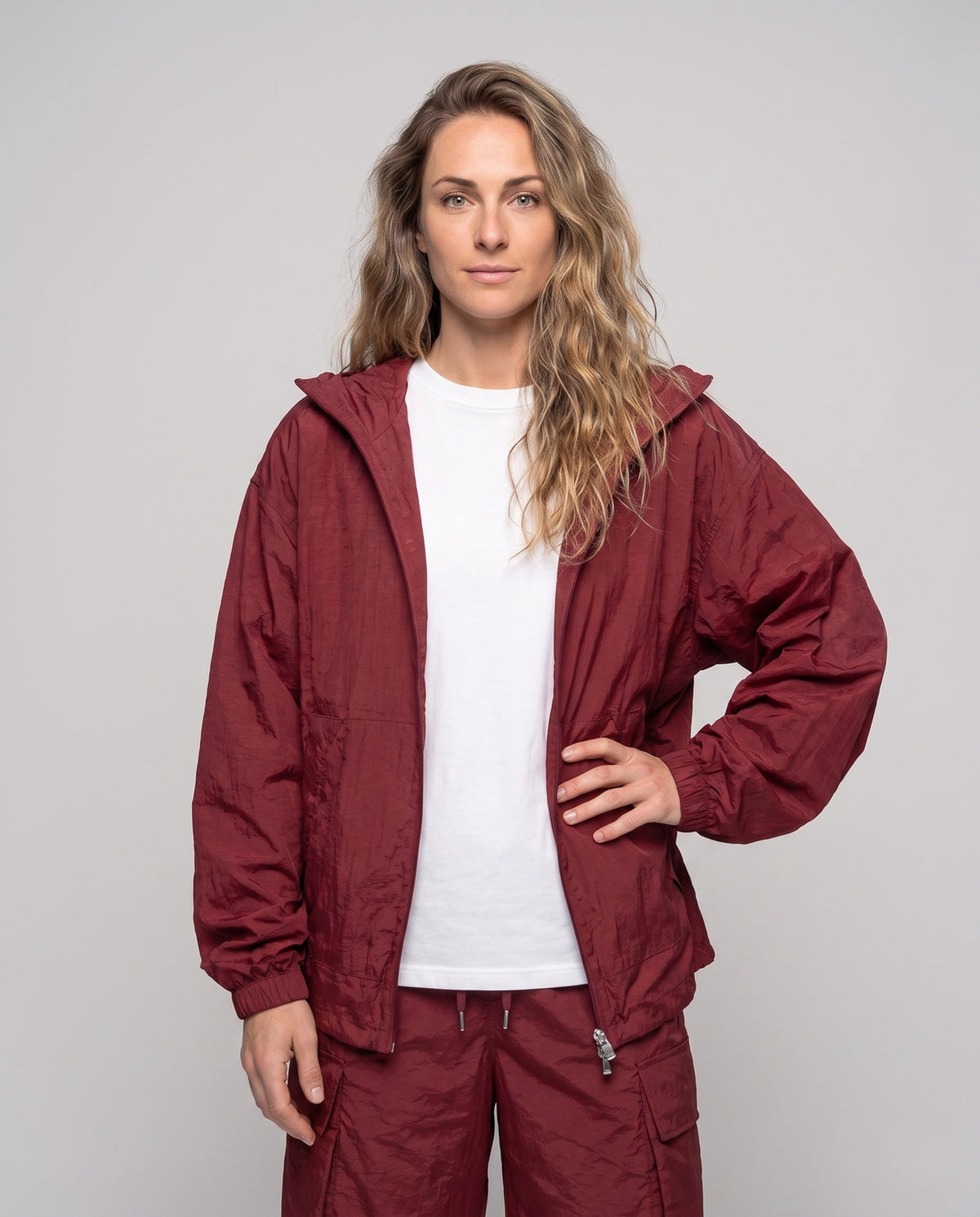 Women's lightweight and stylish outdoor jacket with pockets All Fashion - upper body view