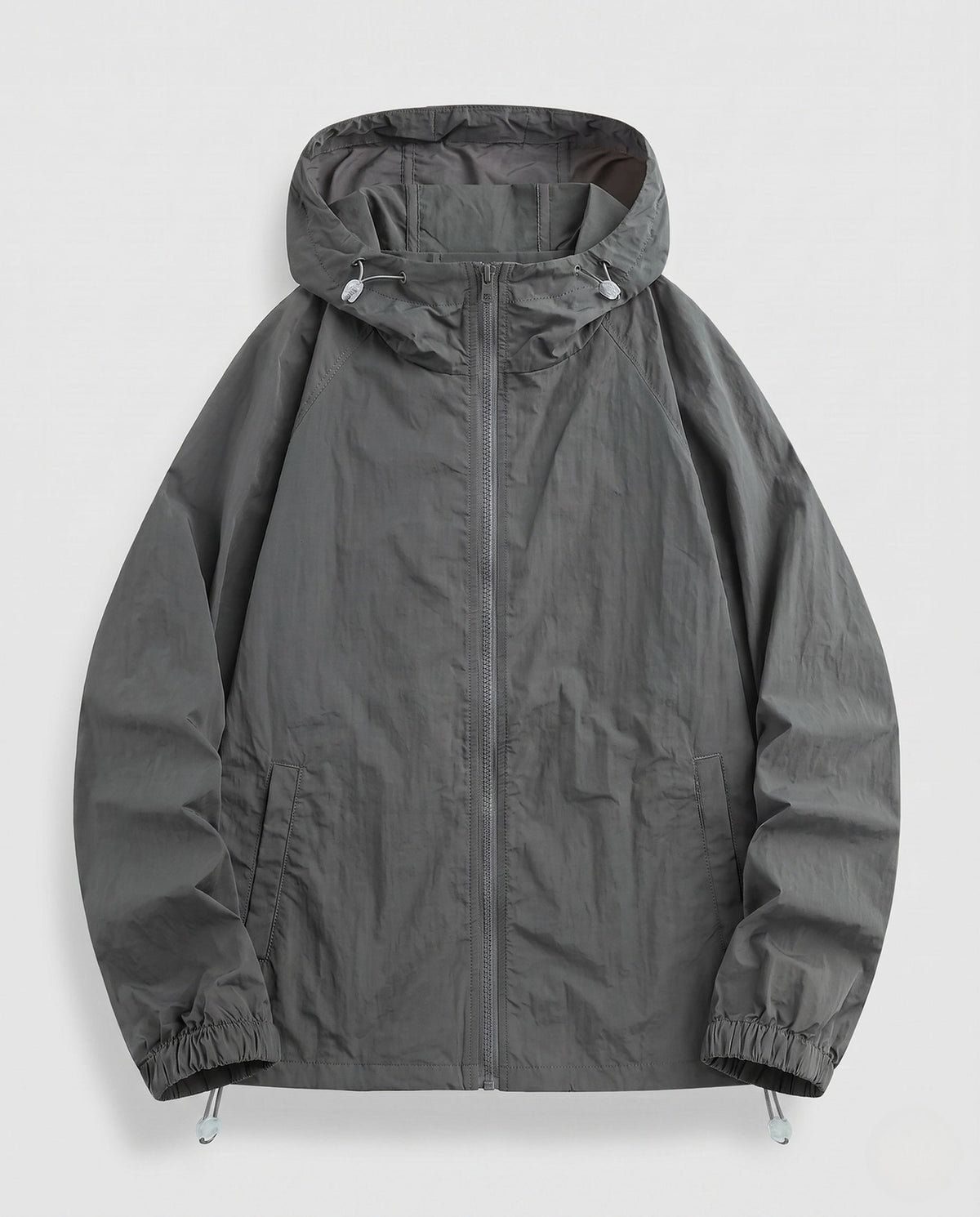 Women's lightweight windbreaker jacket with adjustable waistband All Fashion - product shot