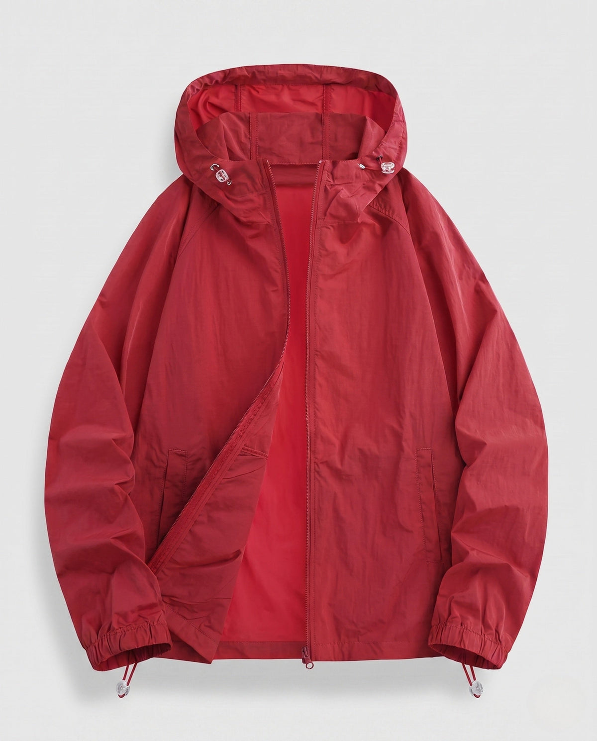 Women's lightweight windbreaker jacket with adjustable waistband All Fashion - product shot