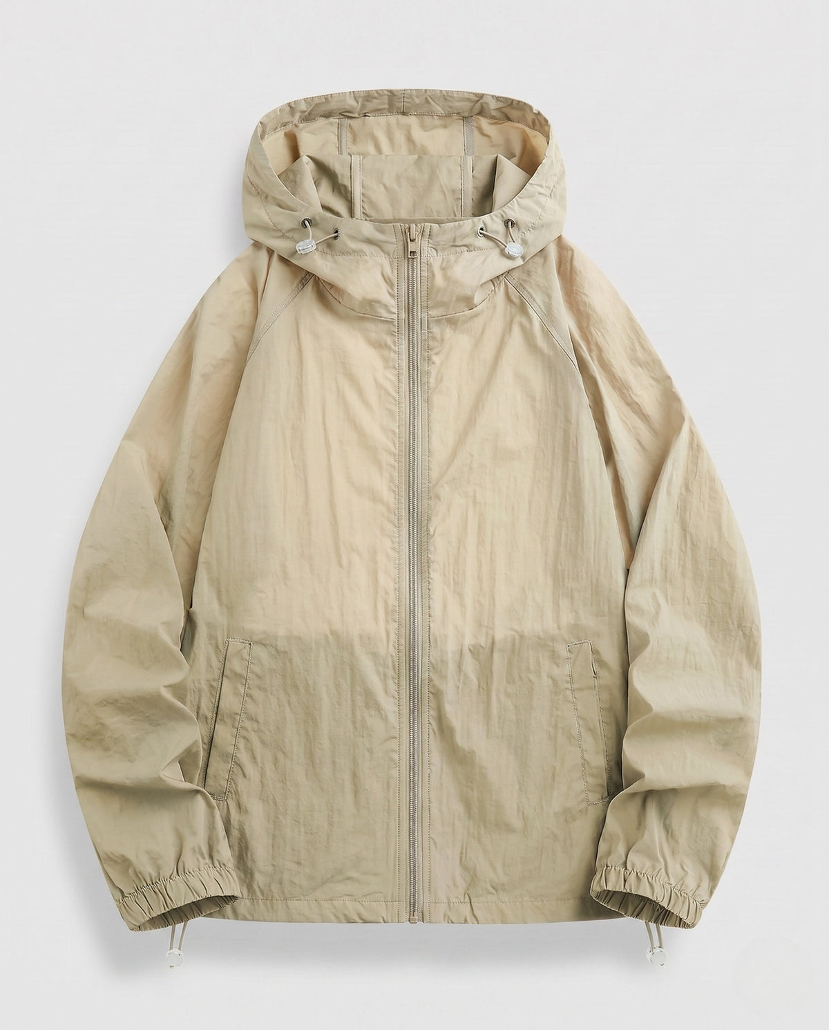 Women's lightweight windbreaker jacket with adjustable waistband All Fashion - product shot