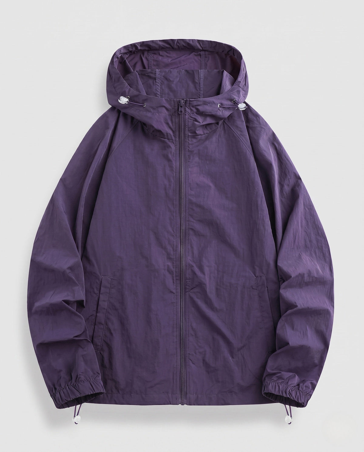Women's lightweight windbreaker jacket with adjustable waistband All Fashion - product shot
