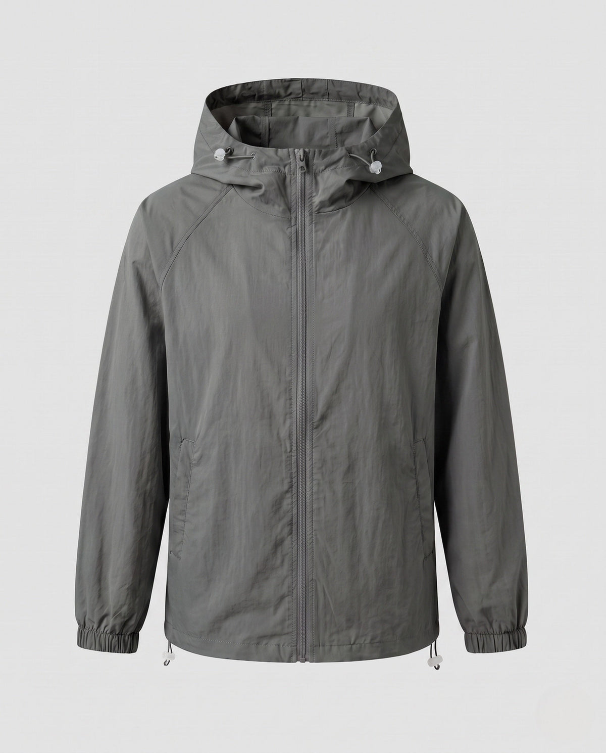 Women's lightweight windbreaker jacket with adjustable hood and elastic cuffs All Fashion - product shot