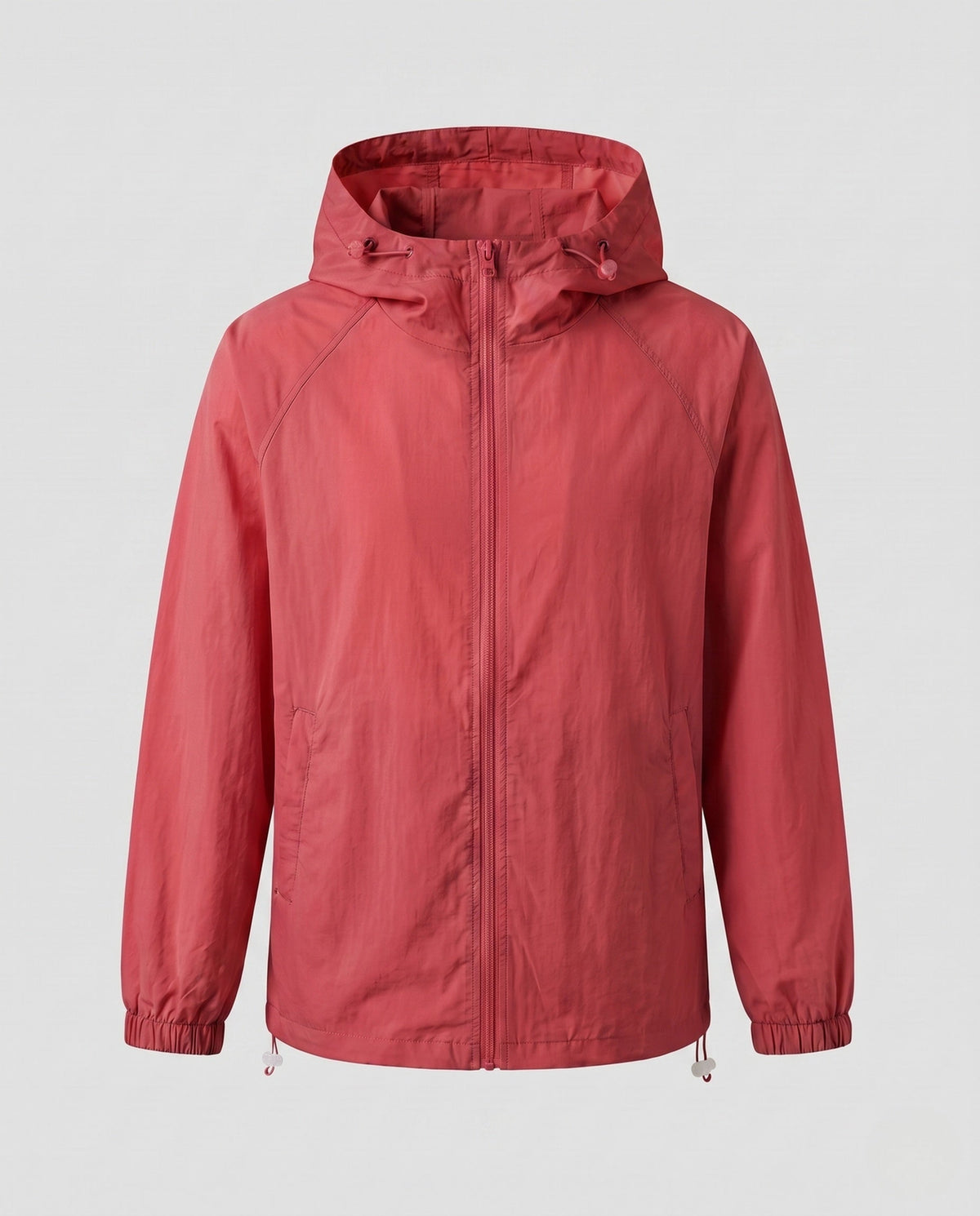 Women's lightweight windbreaker jacket with adjustable hood and elastic cuffs All Fashion - product shot