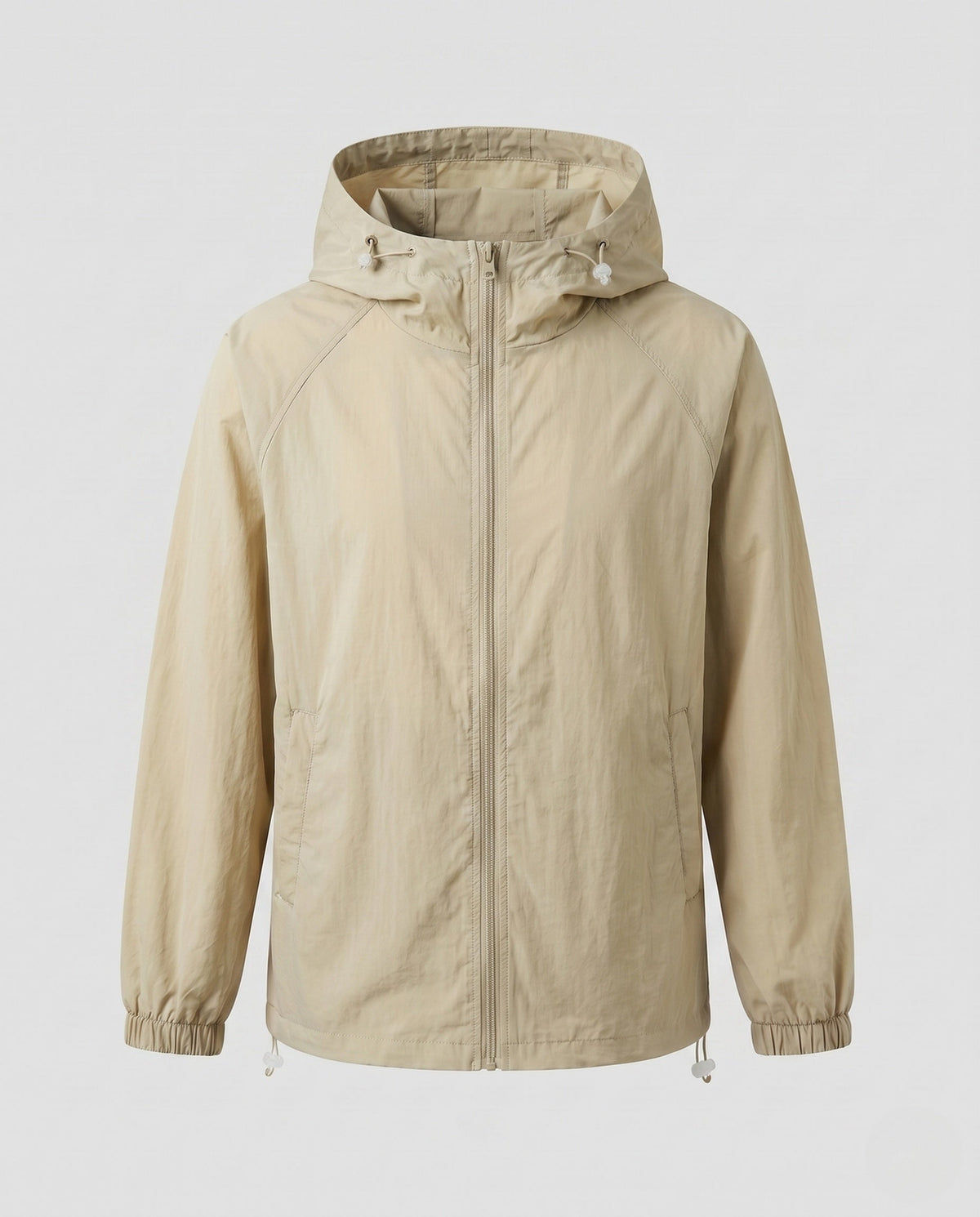 Women's lightweight windbreaker jacket with adjustable hood and elastic cuffs All Fashion - product shot