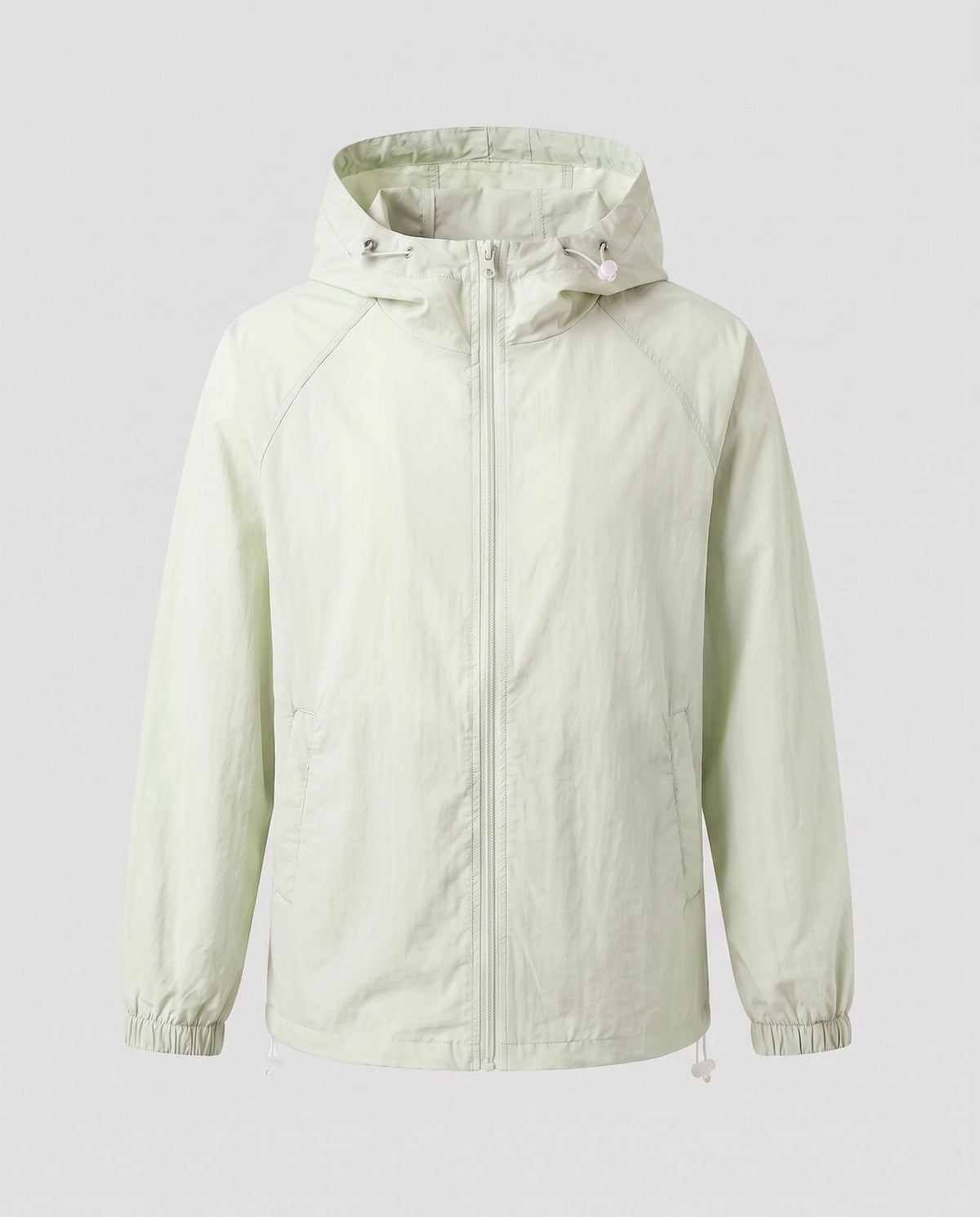 Women's lightweight windbreaker jacket with adjustable hood and elastic cuffs All Fashion - product shot
