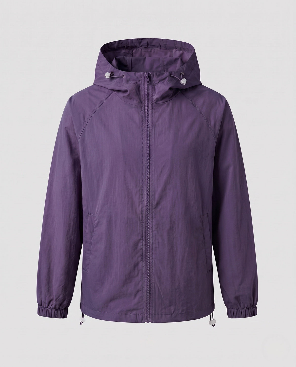 Women's lightweight windbreaker jacket with adjustable hood and elastic cuffs All Fashion - product shot