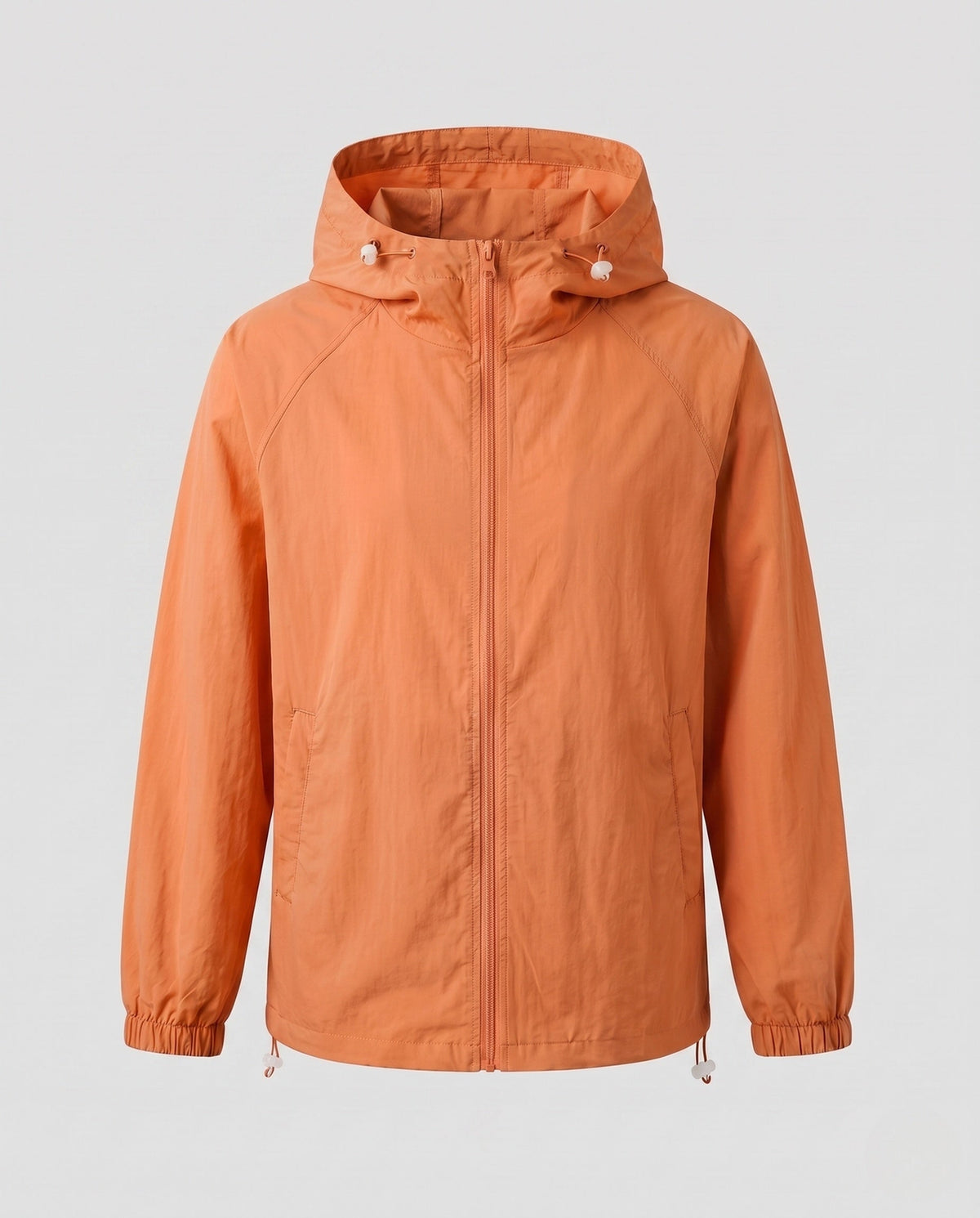 Women's lightweight windbreaker jacket with adjustable hood and elastic cuffs All Fashion - product shot