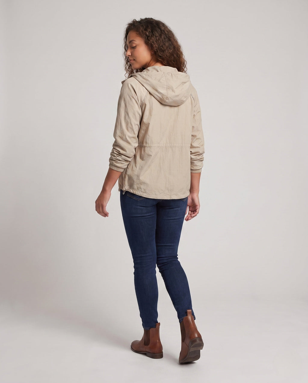 Women's Light Windbreaker All Fashion - back view