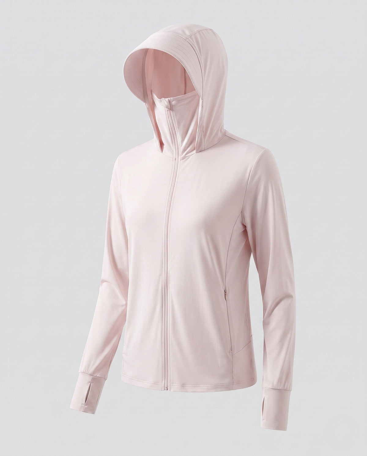 Women's sports jacket with integrated hood and UV protection All Fashion - product shot