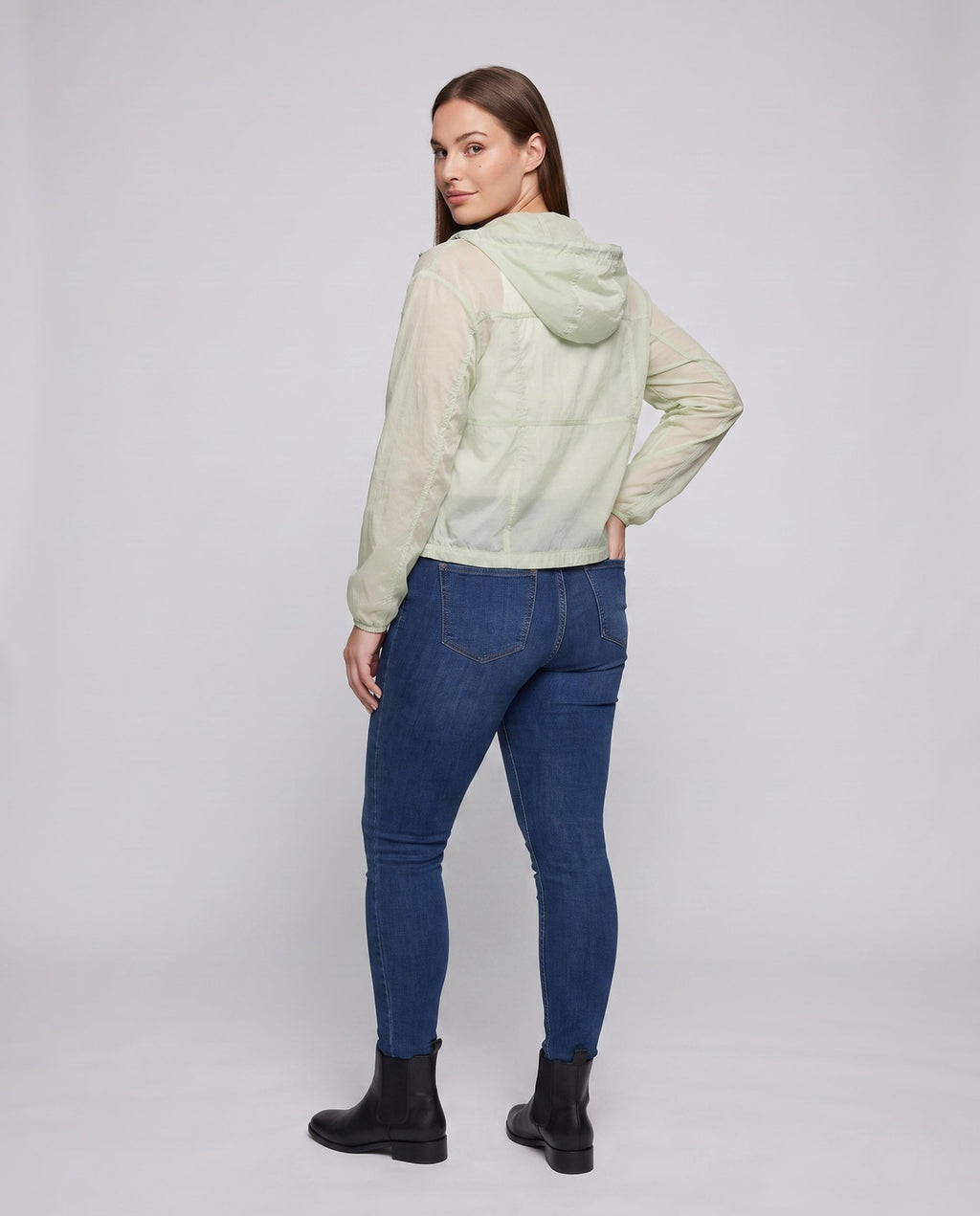 Women's technical leisure jacket with breathable material All Fashion - back view