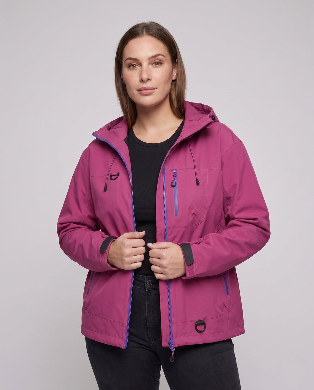 Women's technical leisure jacket All Fashion - upper body view