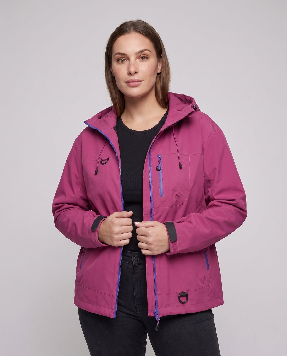 Women's technical leisure jacket All Fashion - upper body view