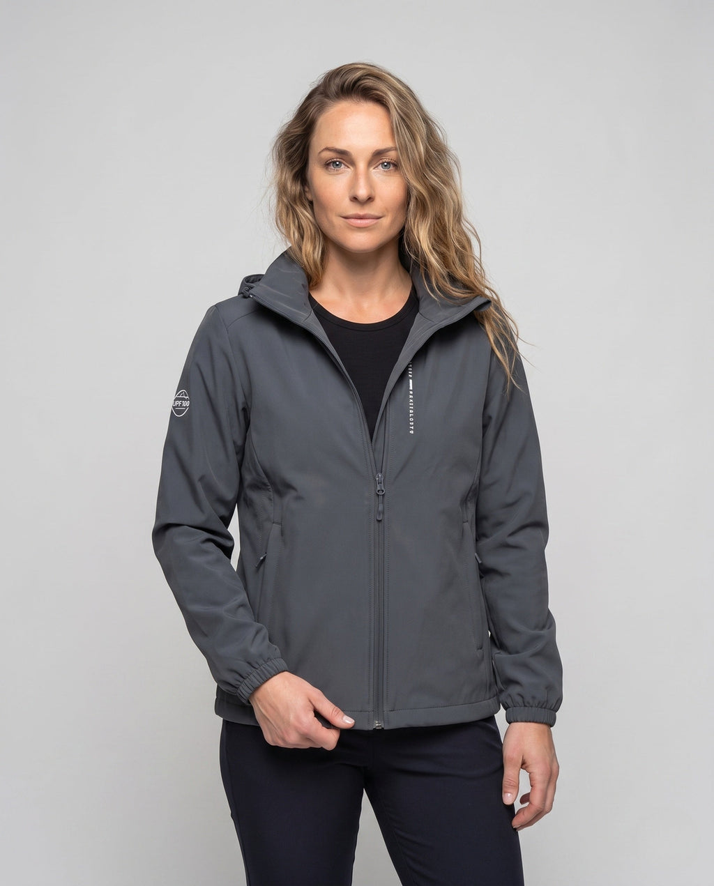 Women's ultralight sports jacket with waterproof design All Fashion - upper body view