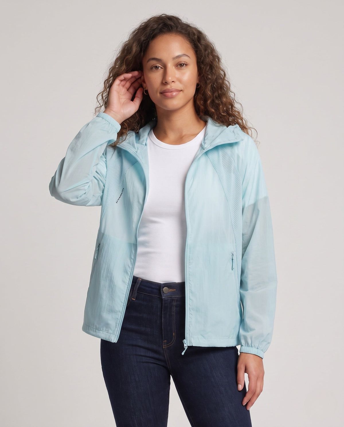 Women's UV protection jacket with breathable design All Fashion - upper body view