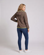Ladies UV protection jacket with breathable properties and adjustable hood All Fashion - back view