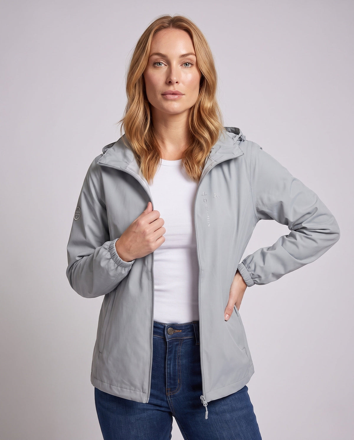 Ladies waterproof and breathable running jacket All Fashion - upper body view