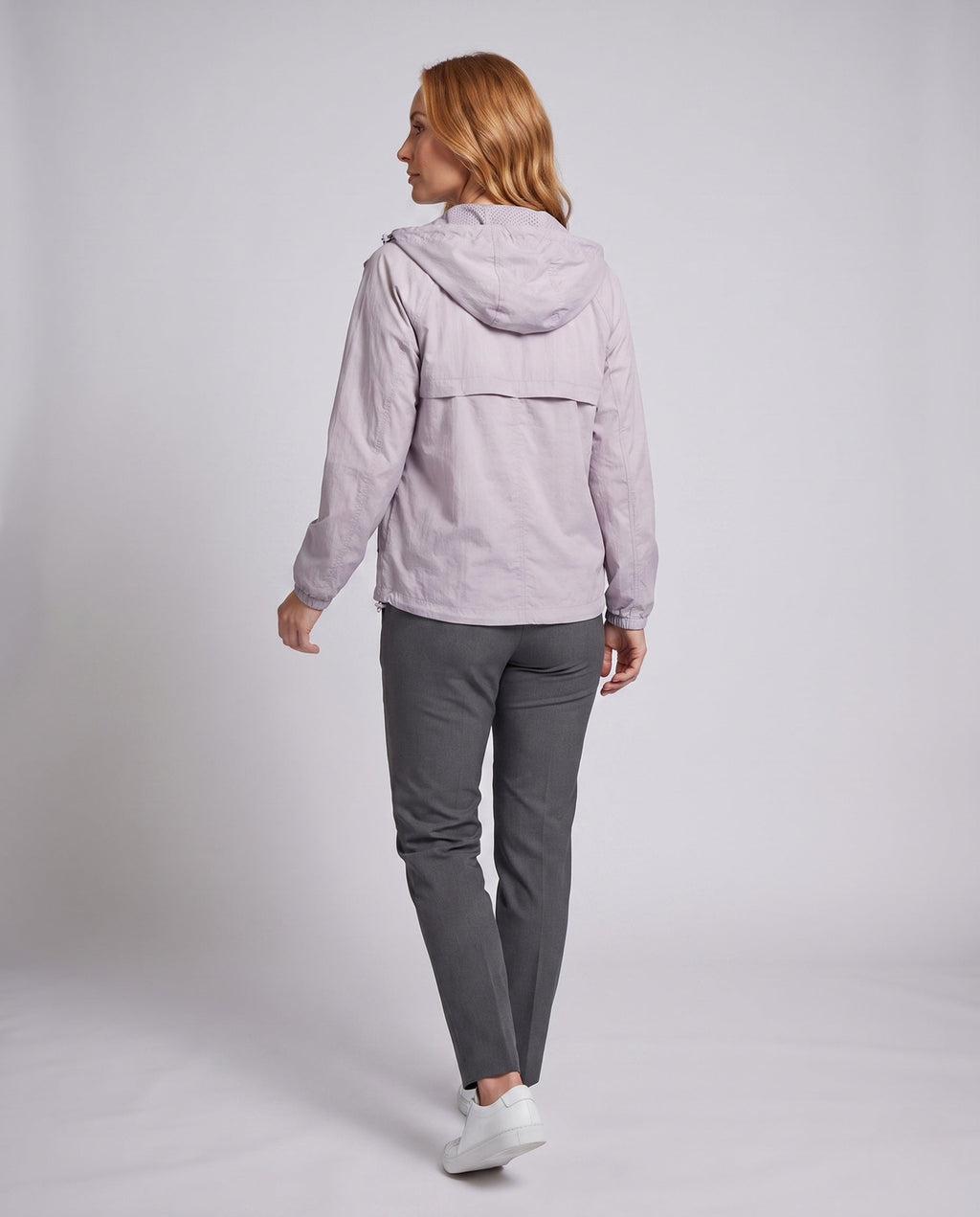 Women's waterproof hooded jacket with UV protection All Fashion - back view