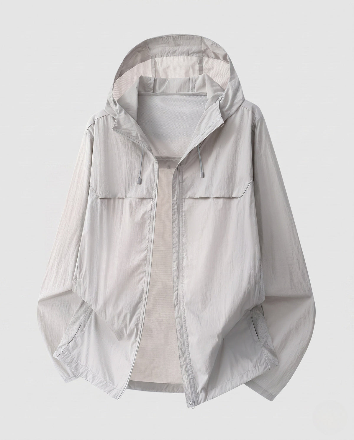Women's cooling UV protection summer jacket with hood, breathable mesh inner lining and concealed zipper pockets All Fashion - product shot