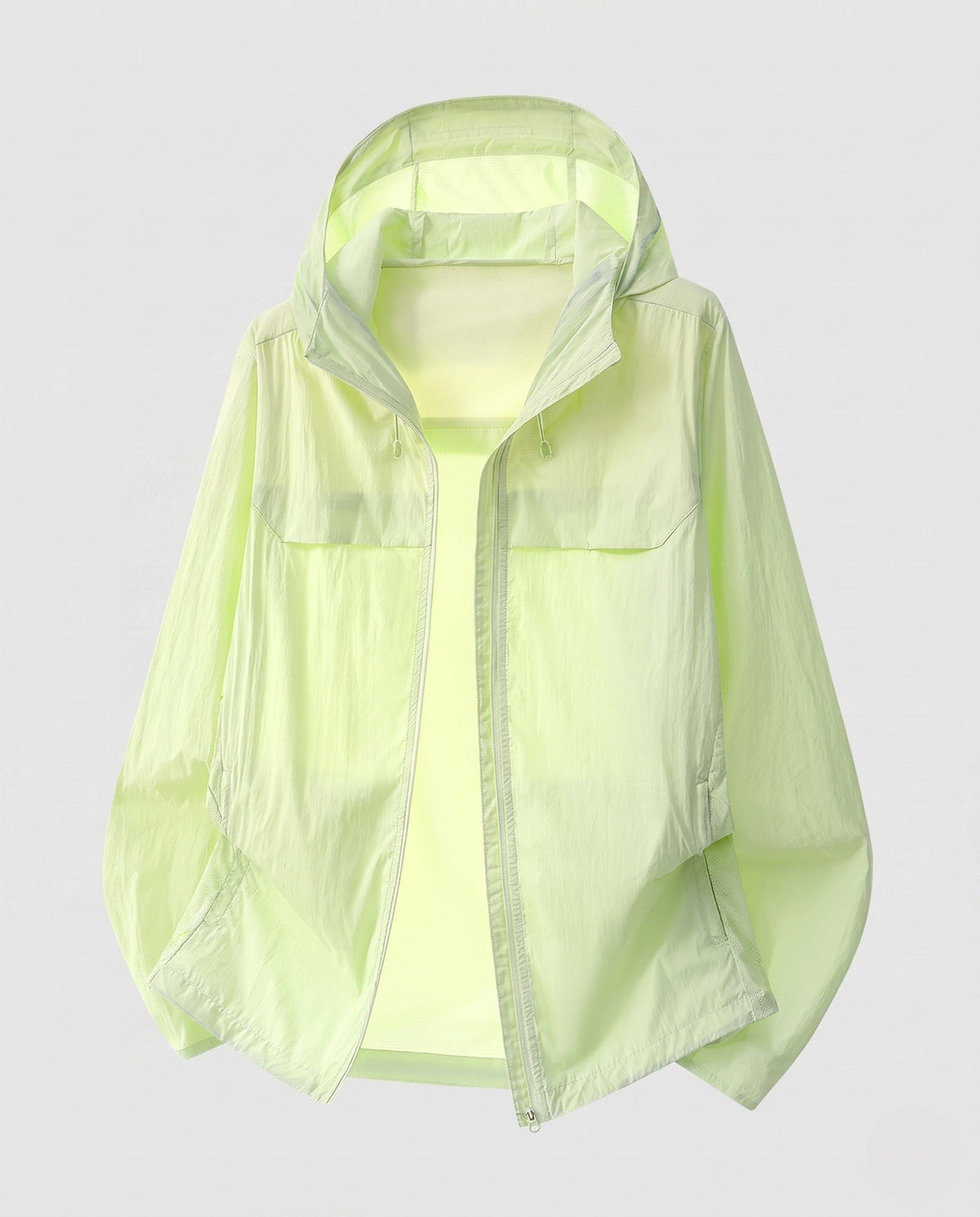 Women's cooling UV protection summer jacket with hood, breathable mesh inner lining and concealed zipper pockets All Fashion - product shot