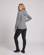 Women lightweight breathable UV protection hoodie jacket with zipper pockets All Fashion - back view