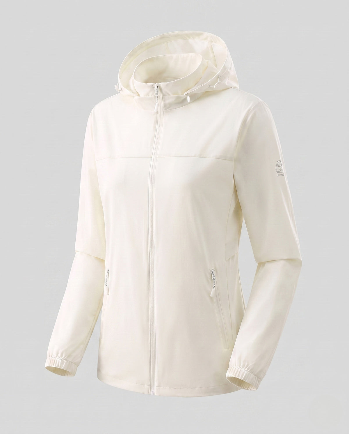 Women lightweight breathable UV protection hoodie jacket with zipper pockets All Fashion - product shot