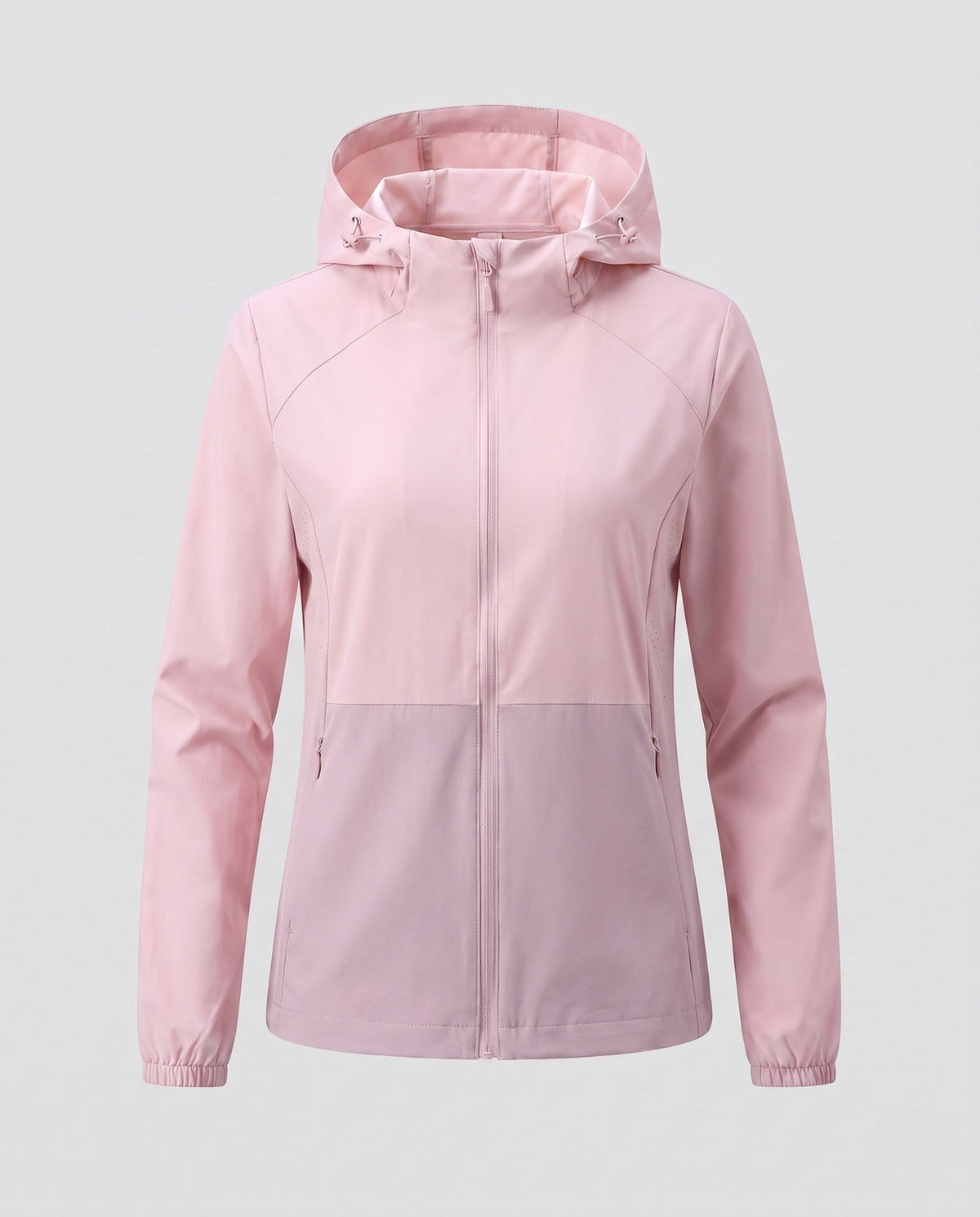 Women's lightweight wind and water-repellent hoodie jacket with mesh lining and ventilation zones All Fashion - product shot