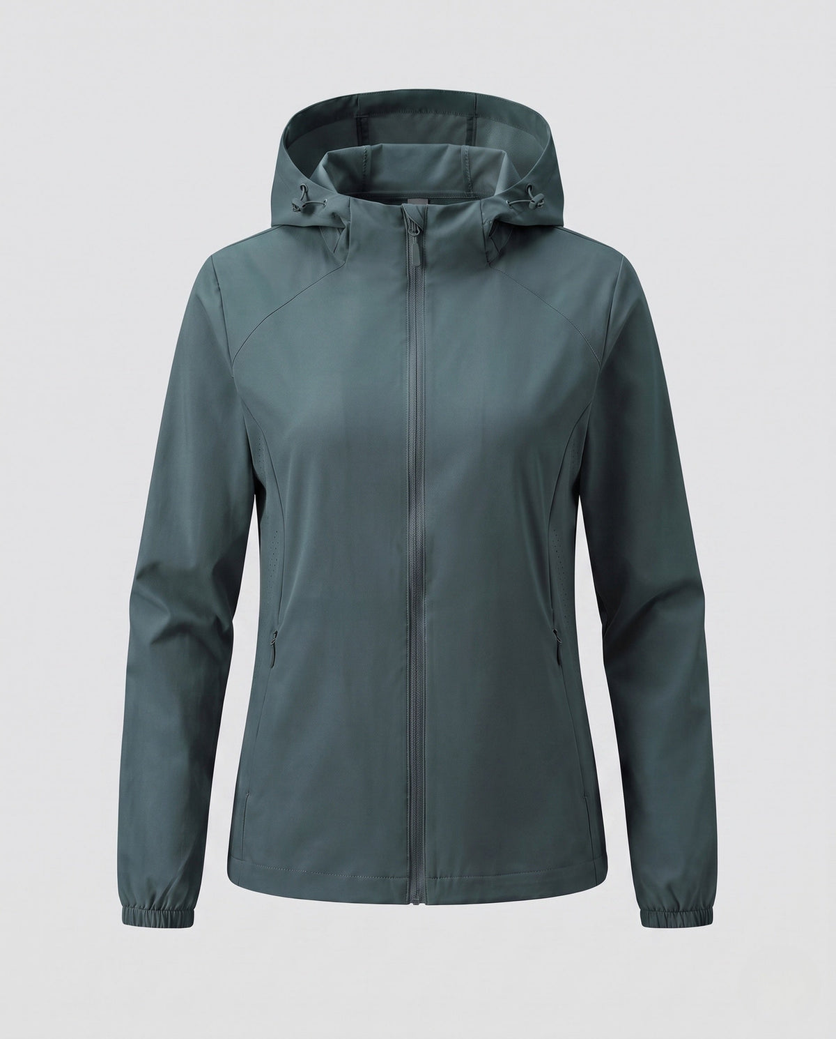Women's lightweight wind and water-repellent hoodie jacket with mesh lining and ventilation zones All Fashion - product shot