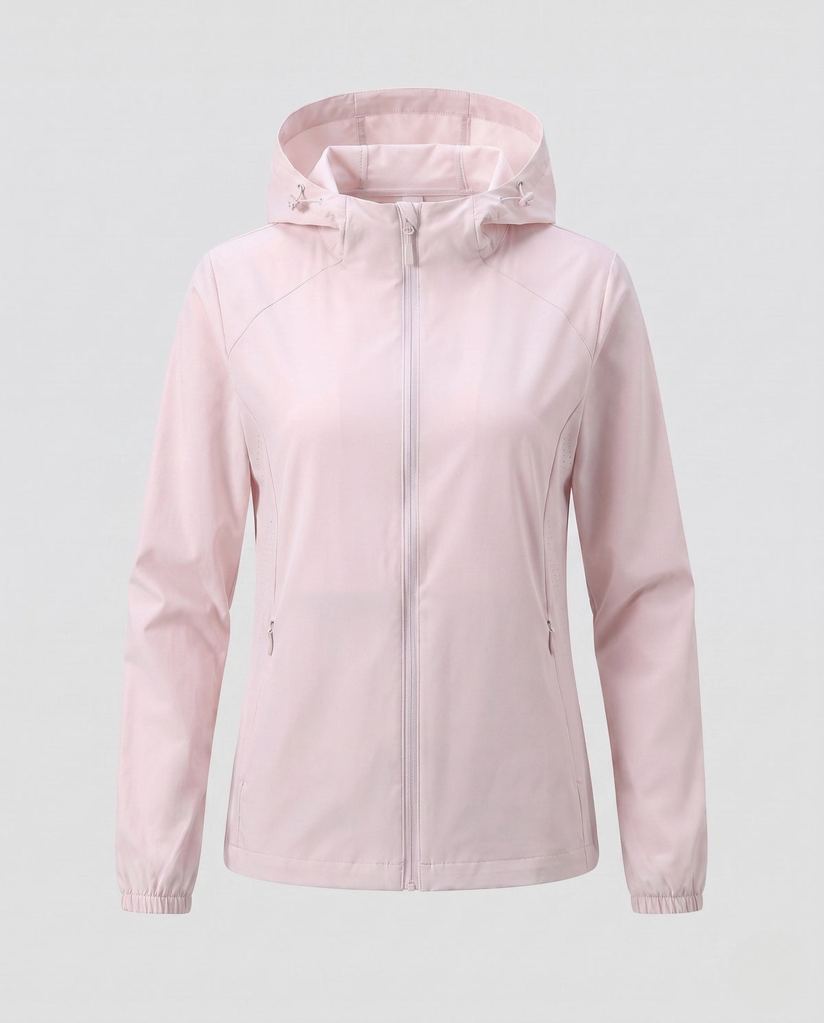Women's lightweight wind and water-repellent hoodie jacket with mesh lining and ventilation zones All Fashion - product shot