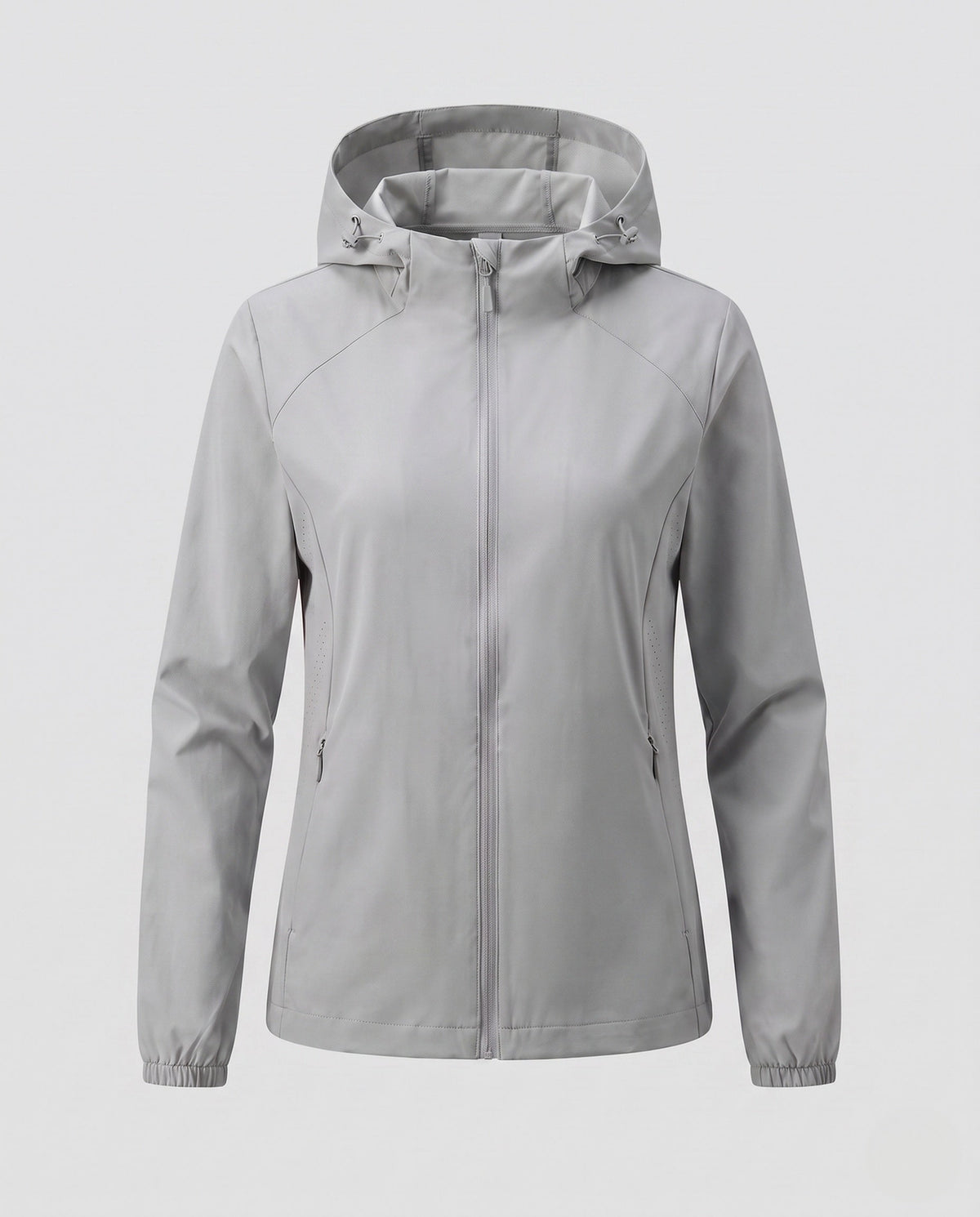Women's lightweight wind and water-repellent hoodie jacket with mesh lining and ventilation zones All Fashion - product shot
