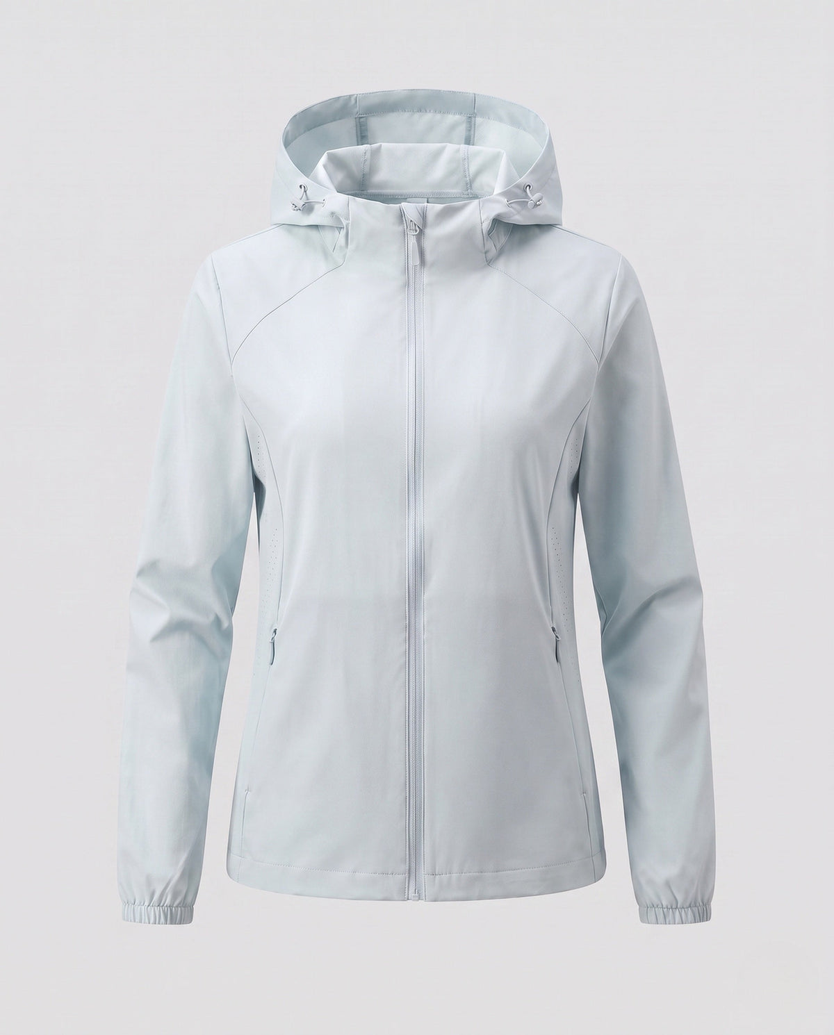 Women's lightweight wind and water-repellent hoodie jacket with mesh lining and ventilation zones All Fashion - product shot