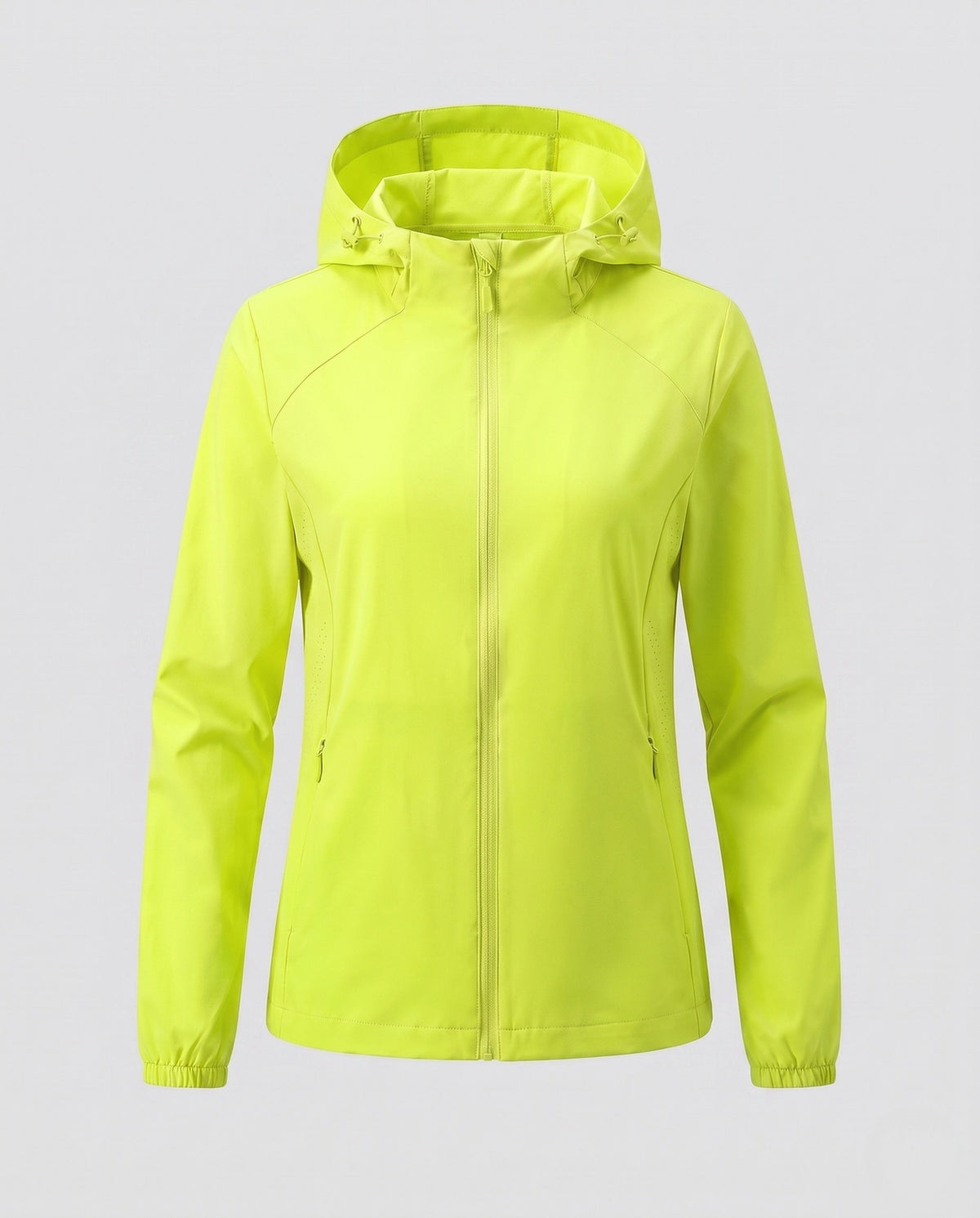 Women's lightweight wind and water-repellent hoodie jacket with mesh lining and ventilation zones All Fashion - product shot