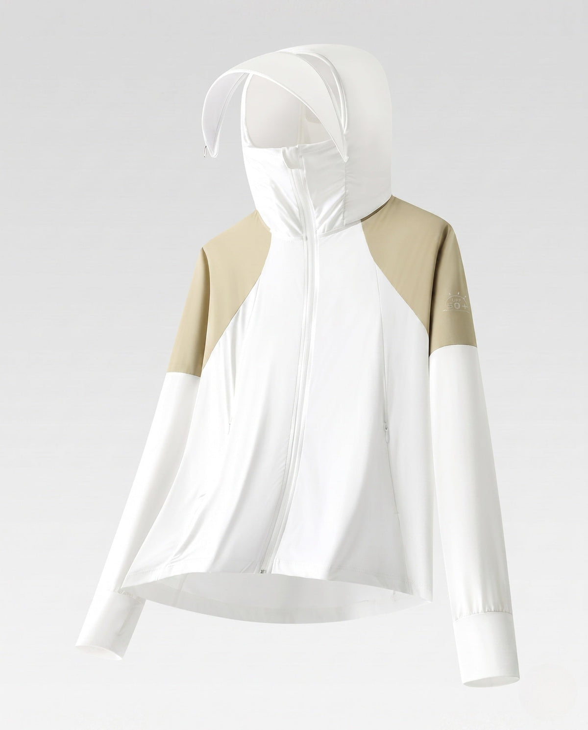 Women's nan multifunctional hoodie jacket with fold-out sun visor and high collar All Fashion - product shot