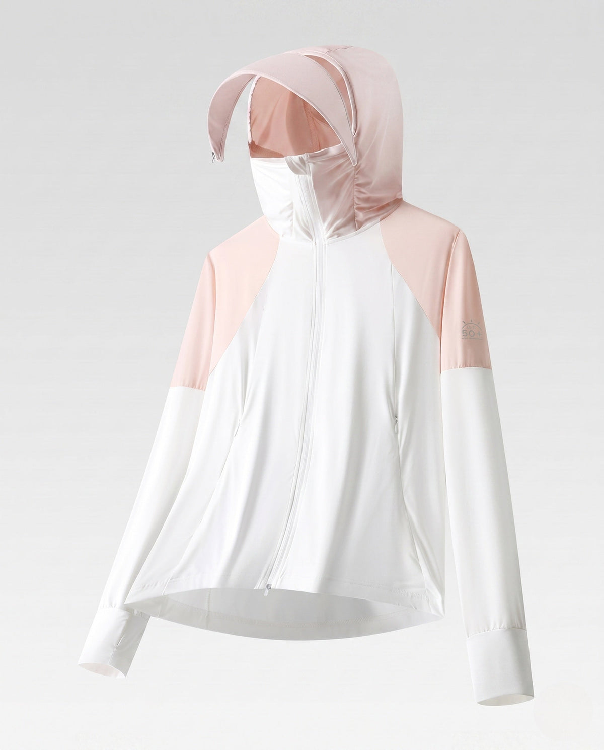 Women's nan multifunctional hoodie jacket with fold-out sun visor and high collar All Fashion - product shot
