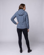 Unisex nan lightweight breathable rain jacket with adjustable hood All Fashion - back view